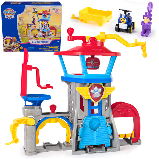 PAW Patrol: Air Rescue, Pup Squad Adventure Bay Airport Playset