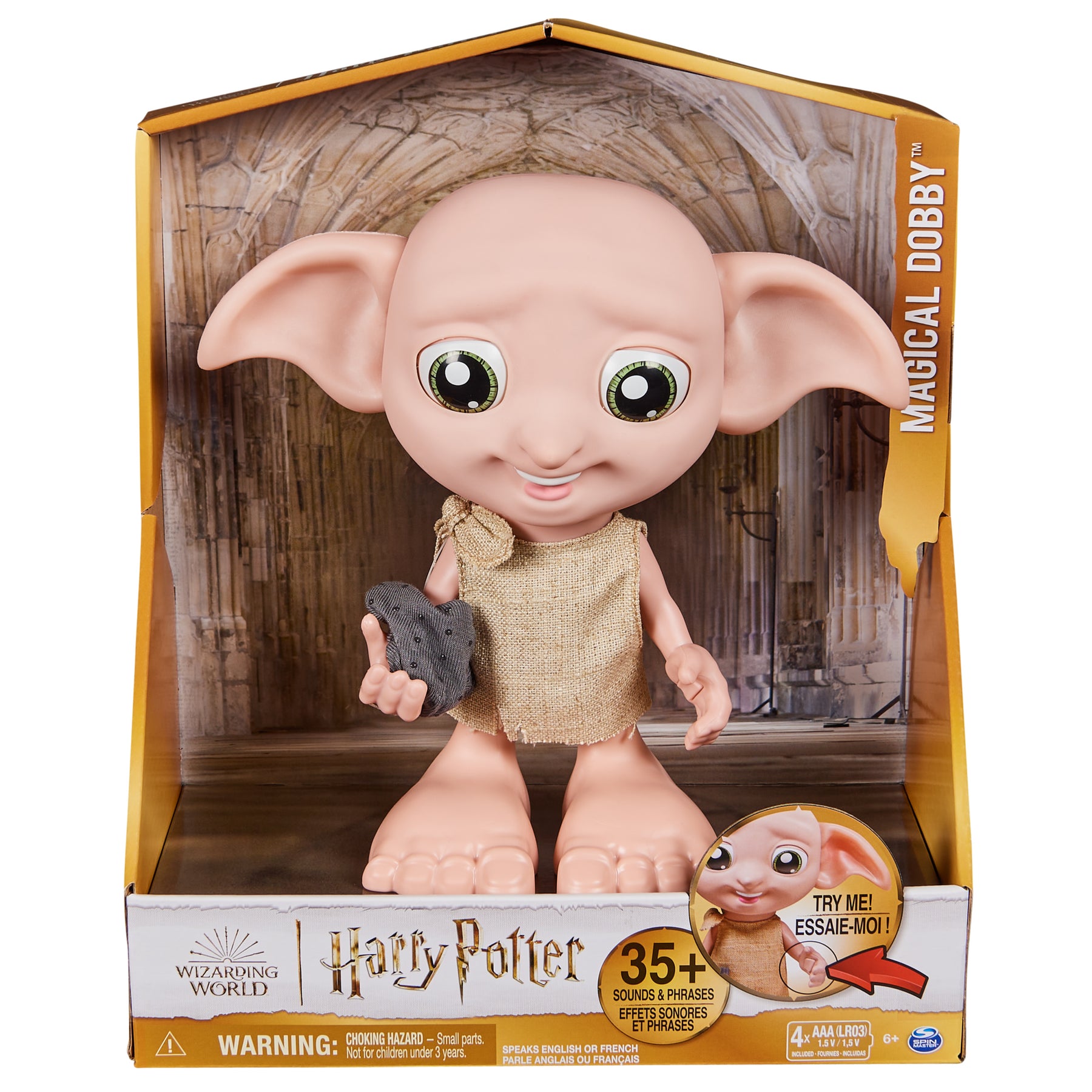 Spin Master Wizarding World Animatronic Interactive Magical Dobby