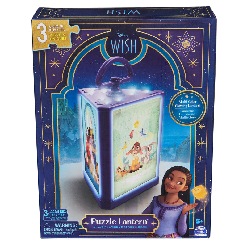 Disney Wish Puzzle Lantern, 24-Piece Puzzles