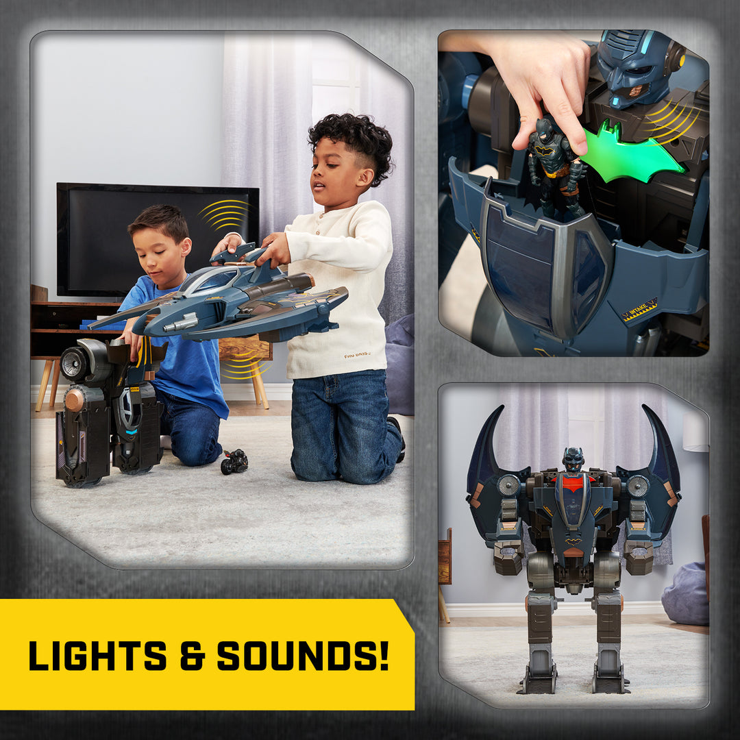 DC Comics, Batman, Gotham City Guardian Playset, 4-in-1