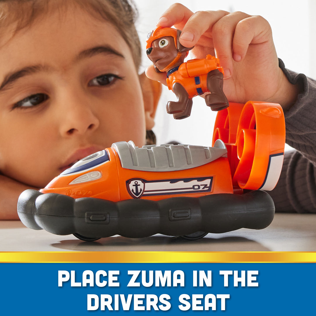 PAW Patrol Zuma s Hovercraft Toy Vehicle with Collectible Action Figure Sustainably Minded Kids Toys for Boys Girls Ages 3 and Up Shop Spin Master