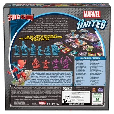 Marvel United Spider-Geddon Strategy Board Game