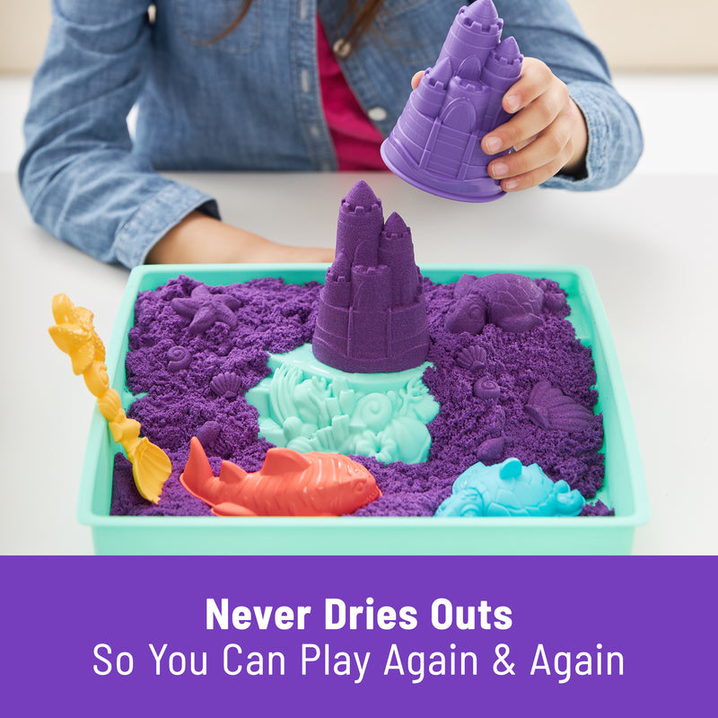 Kinetic Sand, 1lb Purple Sandbox Playset