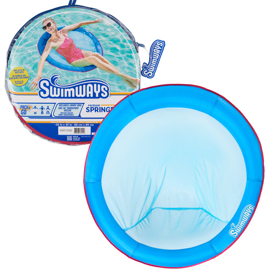 SwimWays Spring Float Premium Papasan Pool Lounger
