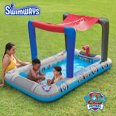 SwimWays, Paw Patrol Pool Patroller Deluxe Inflatable Pool