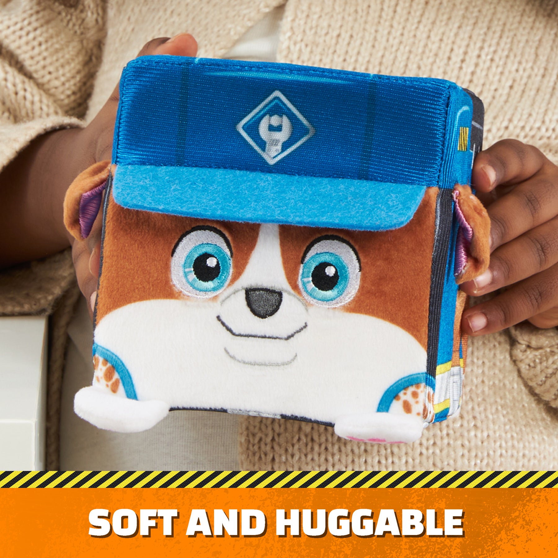 Rubble 4 Rubble & Crew Stuffed Animals, Wheeler, 4-Inch Cube-Shaped Plush Toy ...