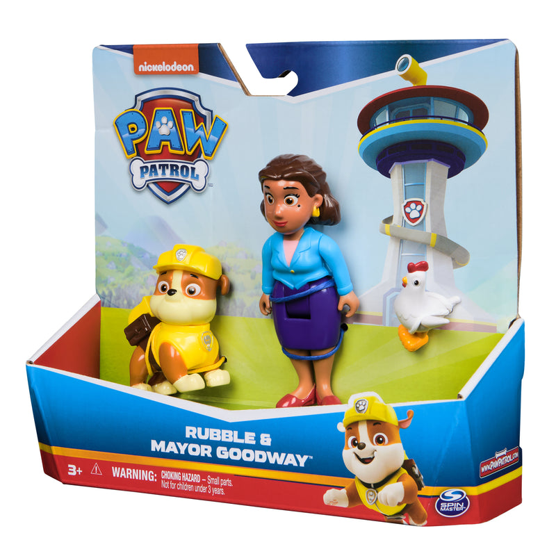 PAW Patrol, Rubble and Mayor Goodway Figure Set