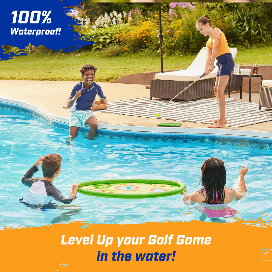 Swimways Hydro Golf, Pool Toys for Kids and Adults, Floating