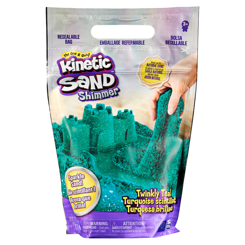Kinetic Sand 2lb Shimmer Sand Teal