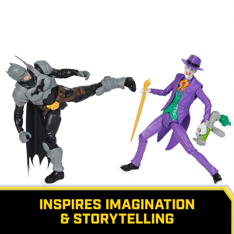 DC Comics, Batman Adventures Batman vs The Joker 12-Inch Action Figure 2-Pack
