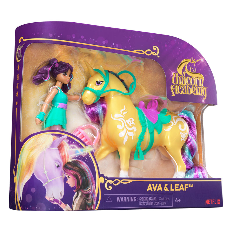 Unicorn Academy, Ava & Leaf Figure Set