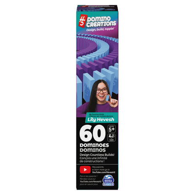 H5 Domino Creations, 60-Piece Blue/Purple Set