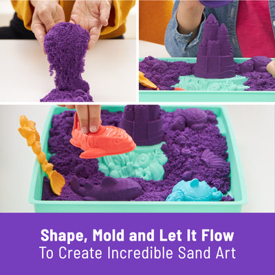 Kinetic Sand, 1lb Purple Sandbox Playset