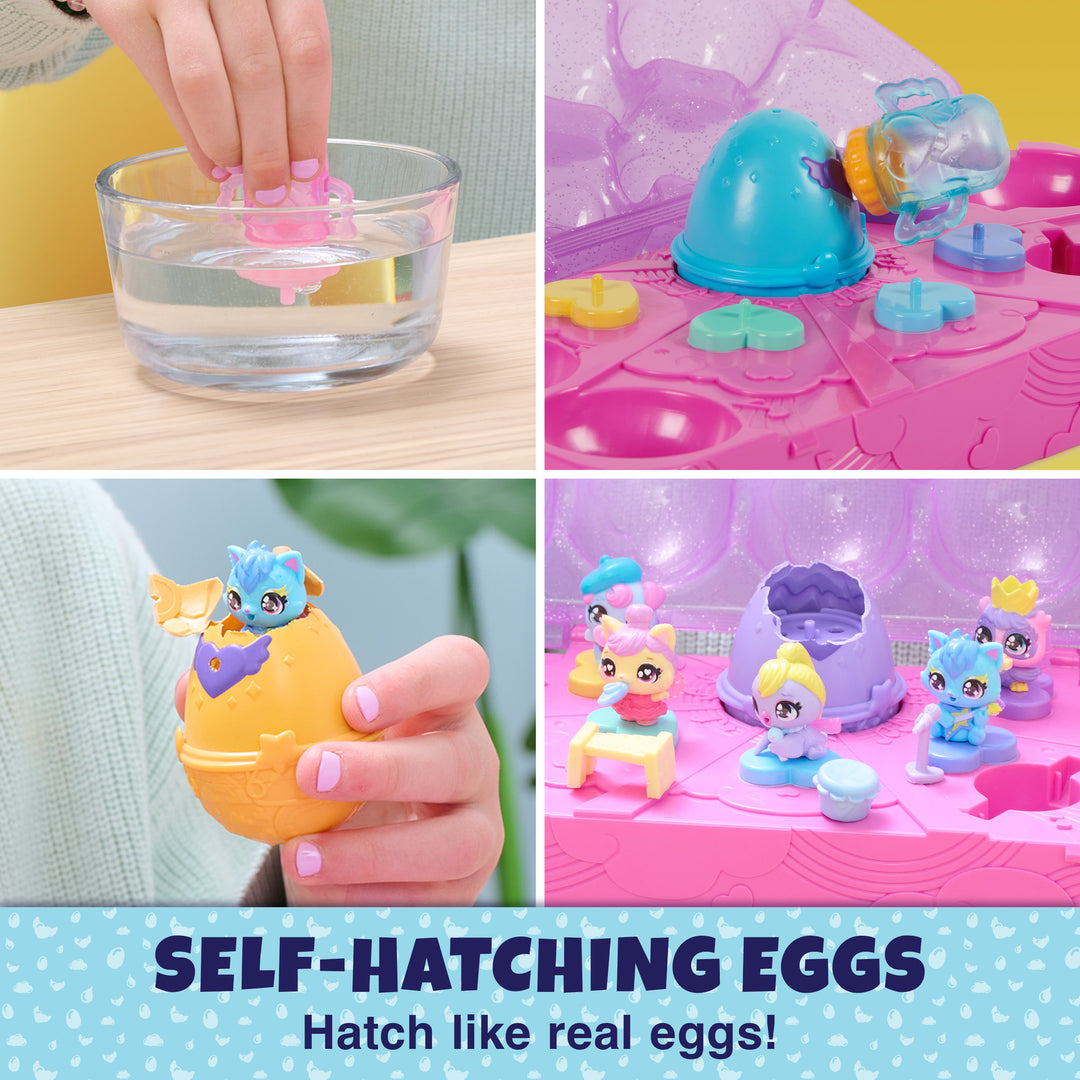 Hatchimals Alive, Egg Carton Toy with Mini Figures in Self