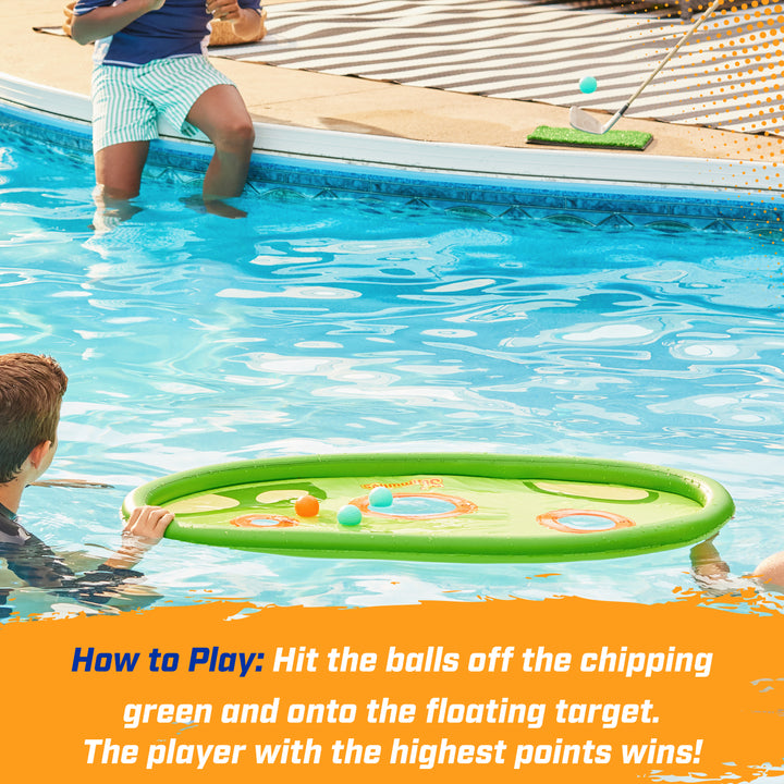 Swimways Hydro Golf, Pool Toys for Kids and Adults, Floating