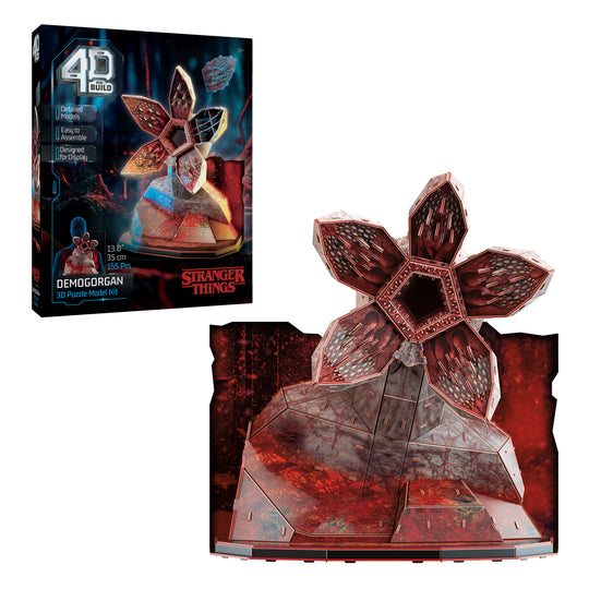 4D Build, Stranger Things Demogorgon 3D Model Kit, 155 Pieces