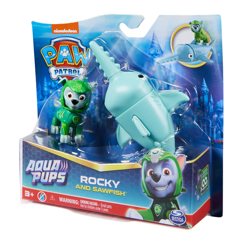 Aqua Pups, Rocky and Swordfish Figure Pack