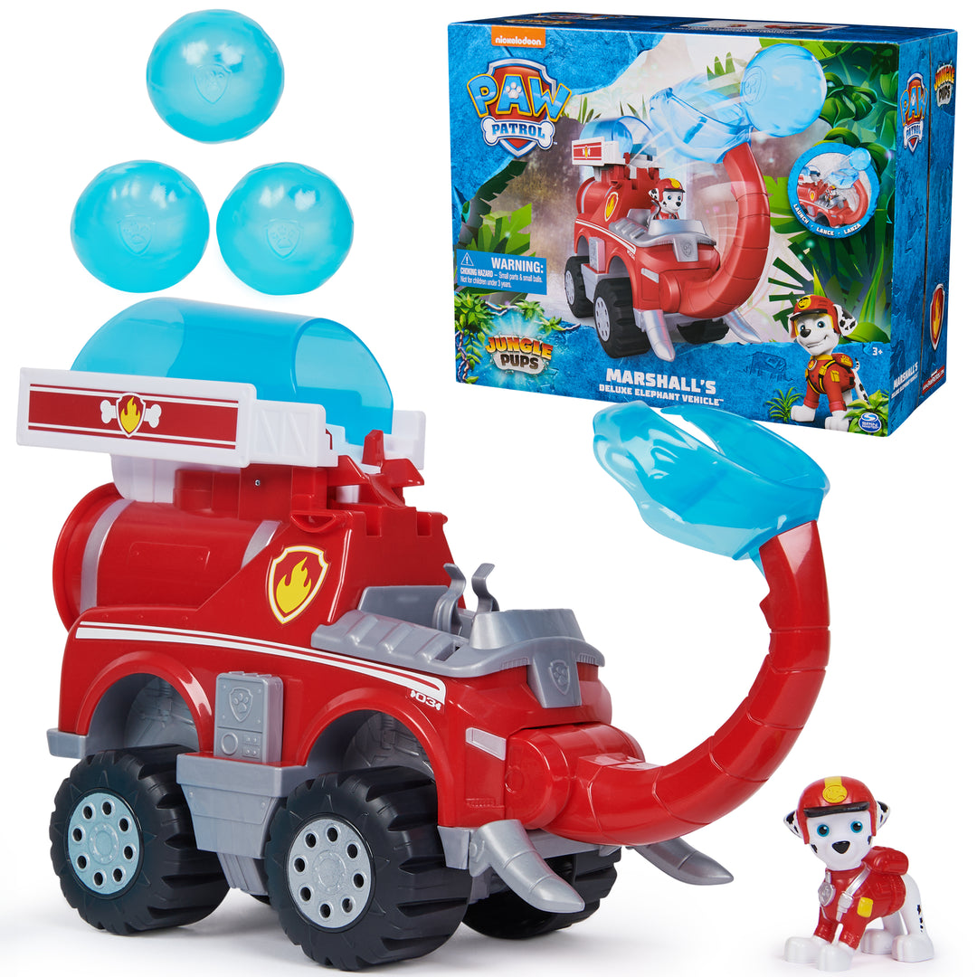 PAW Patrol Jungle Pups, Marshall Elephant Firetruck with
