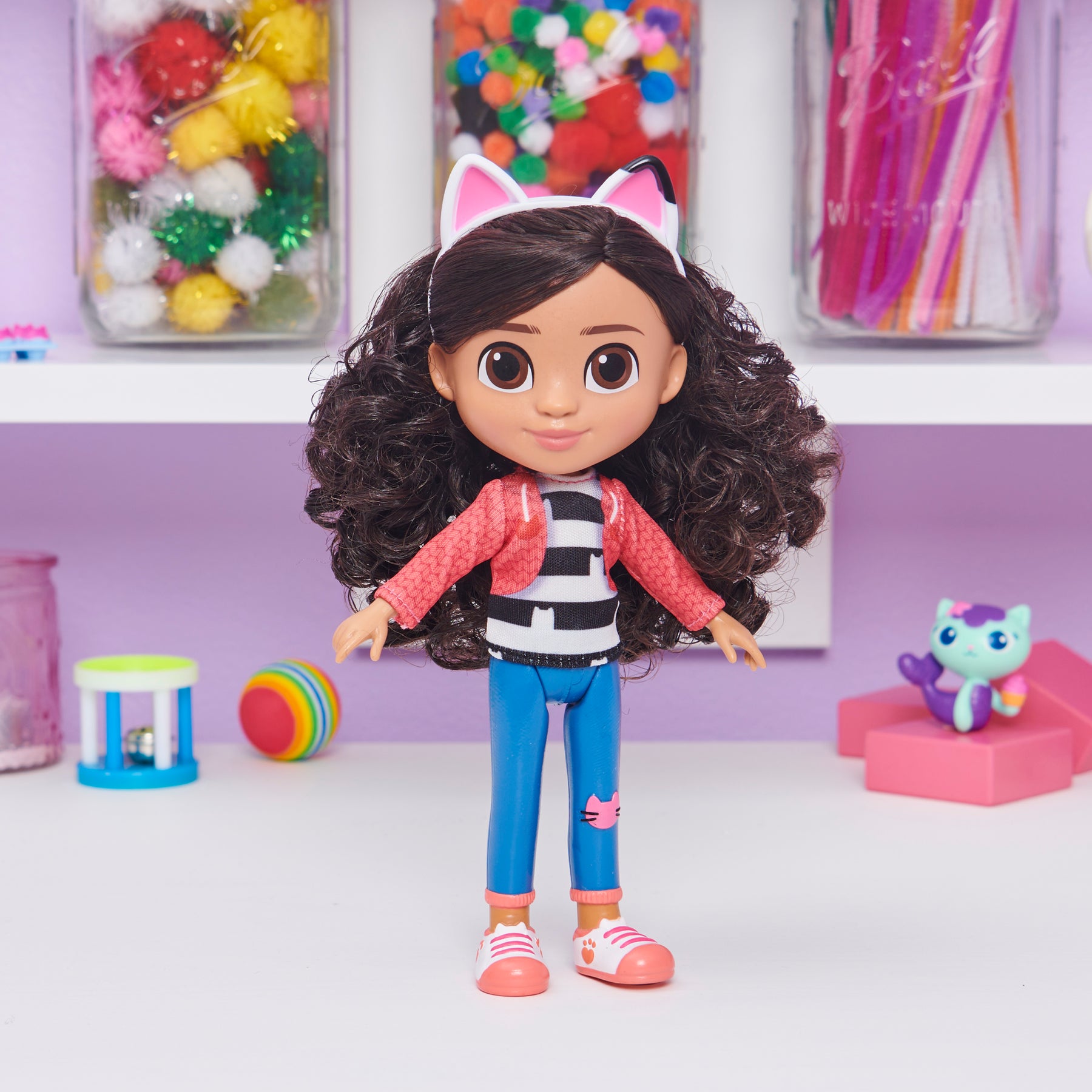 Gabby's Dollhouse - Gabby Girl - 8" Doll With Removable Cat Ears | #4581774058
