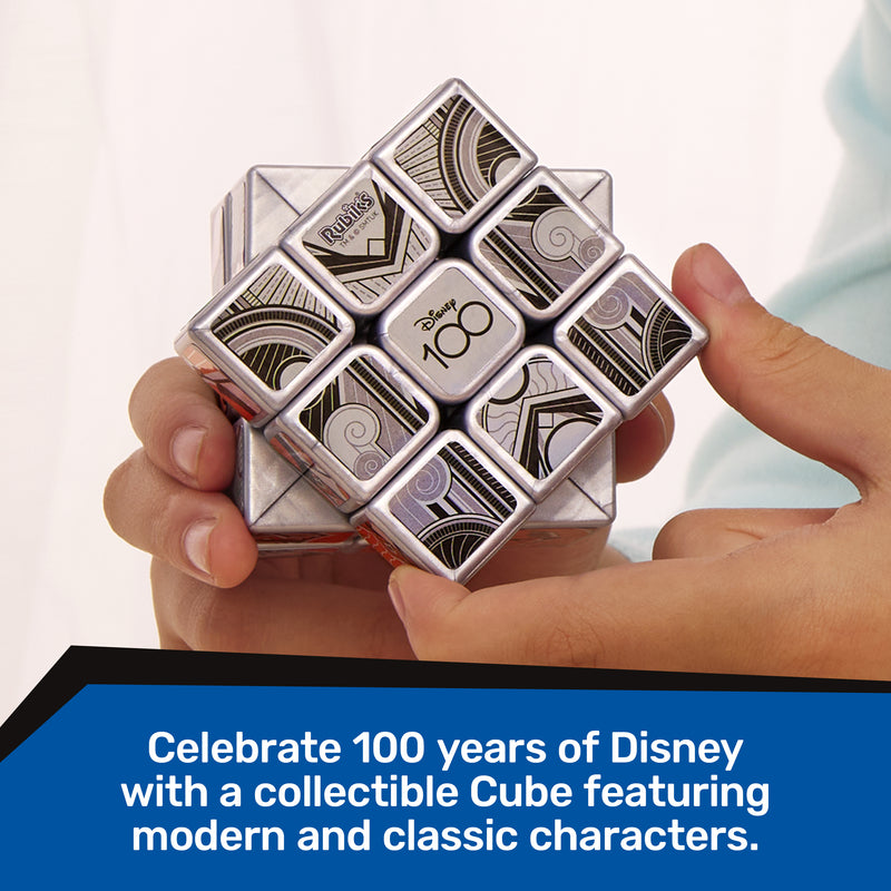 Rubik’s Cube, Disney 100th Anniversary Metallic Platinum 3x3 Cube