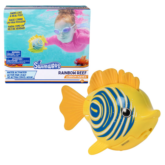 SwimWays Rainbow Reef Fish Toy, Lebron Waves