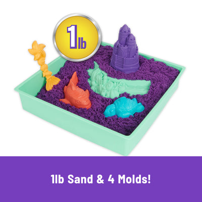 Kinetic Sand, 1lb Purple Sandbox Playset