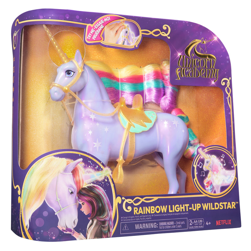 Unicorn Academy, Rainbow Light-up Wildstar Unicorn Figure