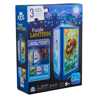 Calm App, 3-in-1 Glowing Lantern 24-Piece Puzzle