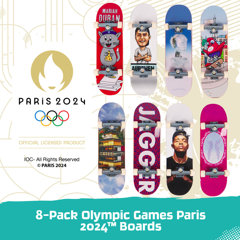 Tech Deck, Competition Legends Olympic Games Paris 2024 Fingerboard 8-Pack
