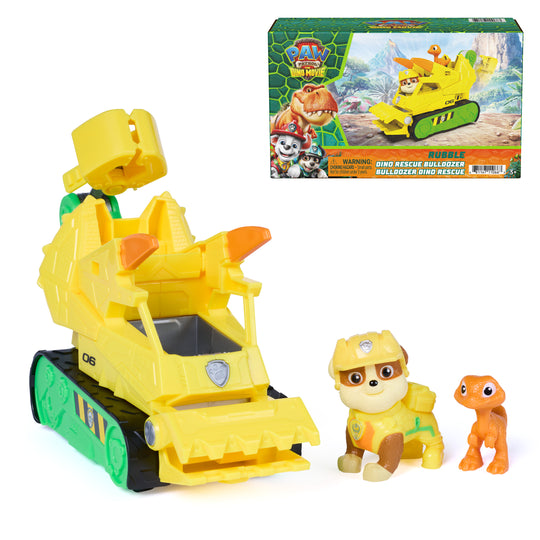 PAW Patrol: The Dino Movie Rubble Dino Rescue Bulldozer