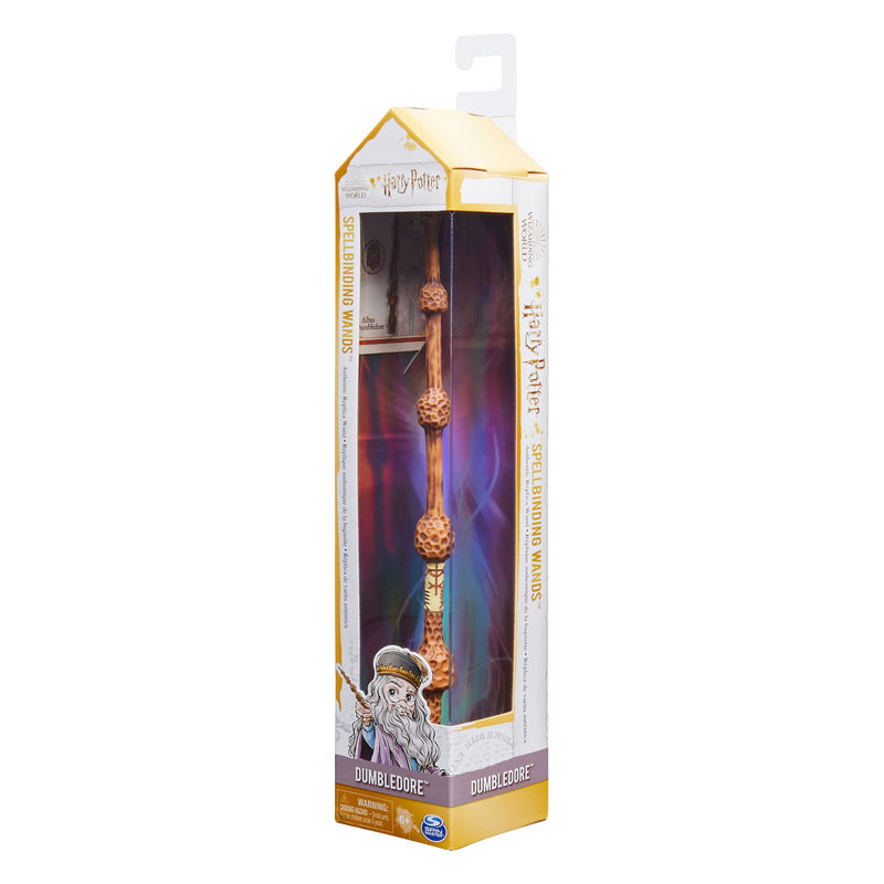 Wizarding World Harry Potter, 12-inch Spellbinding Albus Dumbledore Wand