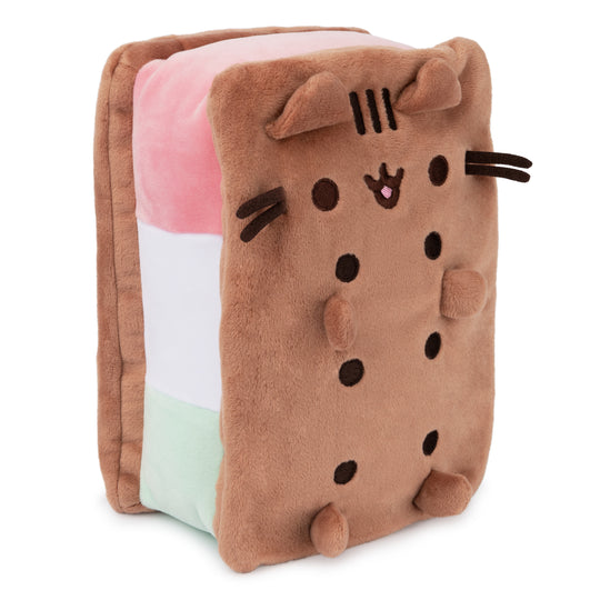Pusheen Neapolitan Ice Cream Sandwich Plush, 9.5 in