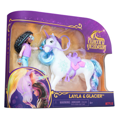 Unicorn Academy, Layla & Glacier Figure Set