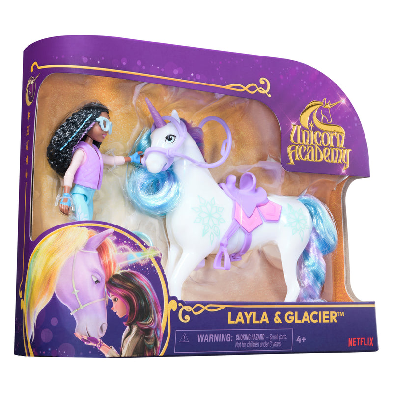 Unicorn Academy, Layla & Glacier Figure Set