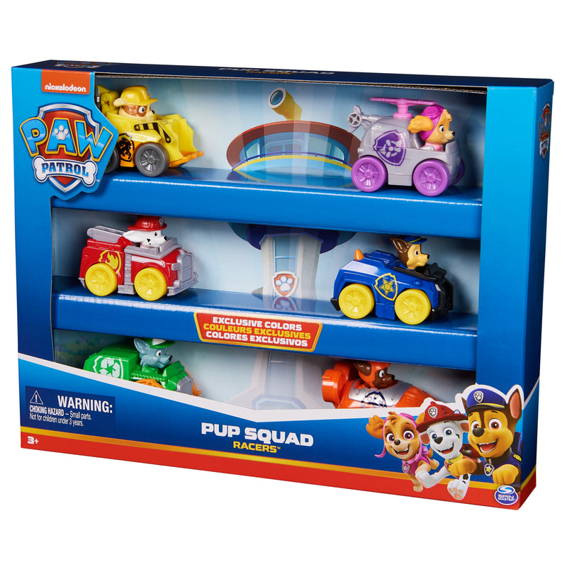 PAW Patrol, Pup Squad Racers 6-Pack Gift Set