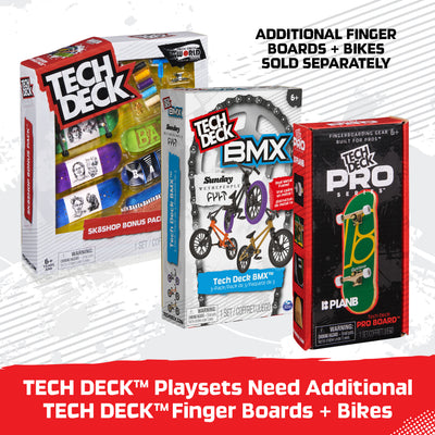 Tech Deck, Play and Display Ramp Set and Carrying Case
