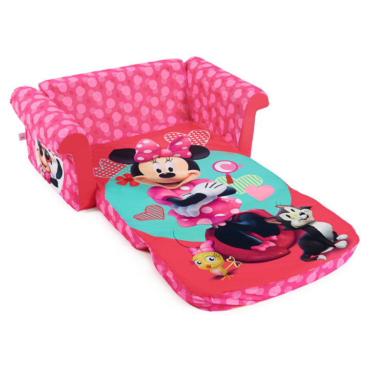 Marshmallow Furniture Children s 2 in 1 Flip Open Foam Compressed Sofa Minnie Mouse Shop Spin Master