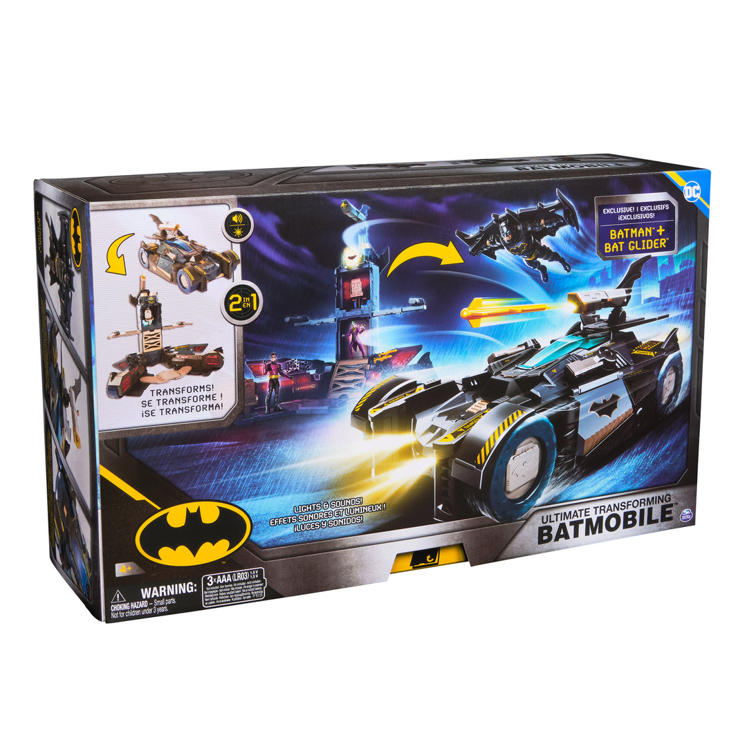 Batman, Ultimate Transforming Batmobile Playset, 2-in-1