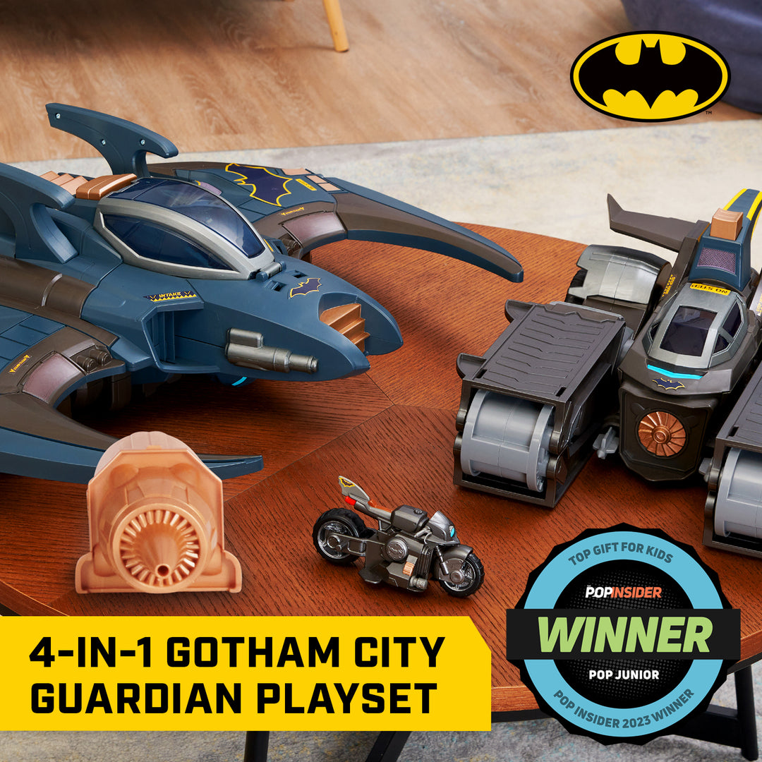 DC Comics, Batman, Gotham City Guardian Playset, 4-in-1