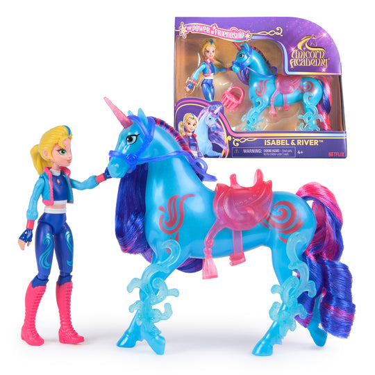 Unicorn Academy, Isabel & River Power of Friendship Figure Set