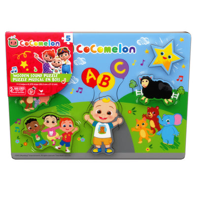 Cocomelon Wooden Musical 5-Piece Jigsaw Puzzle
