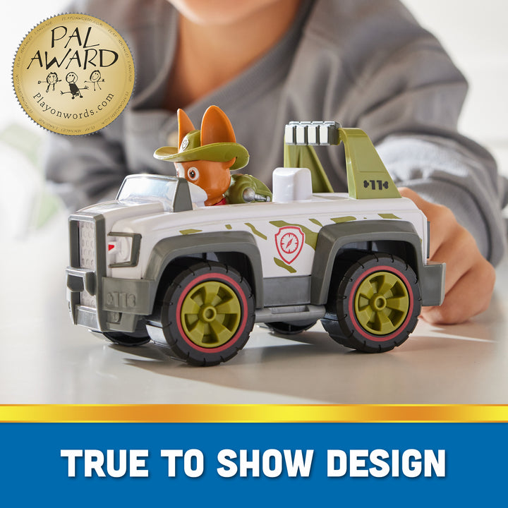 PAW Patrol Tracker s Jungle Cruiser Toy Truck with Collectible Action Figure Sustainably Minded Kids Toys for Boys Girls Ages 3 and Up Shop Spin Master