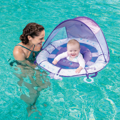 Swimways Ultra Baby Spring Float with Sun Canopy - Mermaid