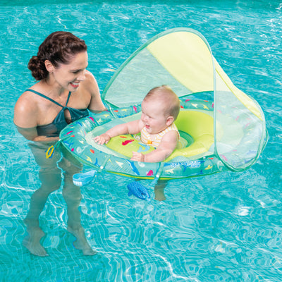 Swimways Sun Canopy Inflatable Infant Spring Float - Splash N Play