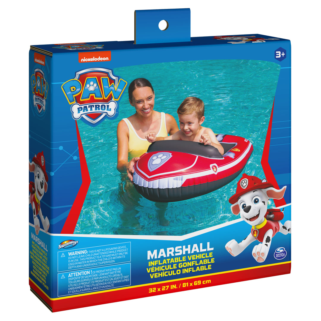 Swimways Nickelodeon Paw Patrol Marshall Inflatable Water Boat Vehicle for Kids Ages 3 Shop Spin Master