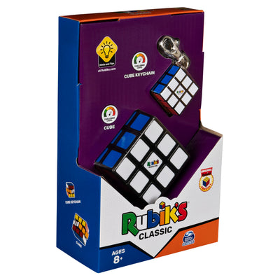 Rubik’s Classic Pack, 3x3 Cube and 3x3 Keyring