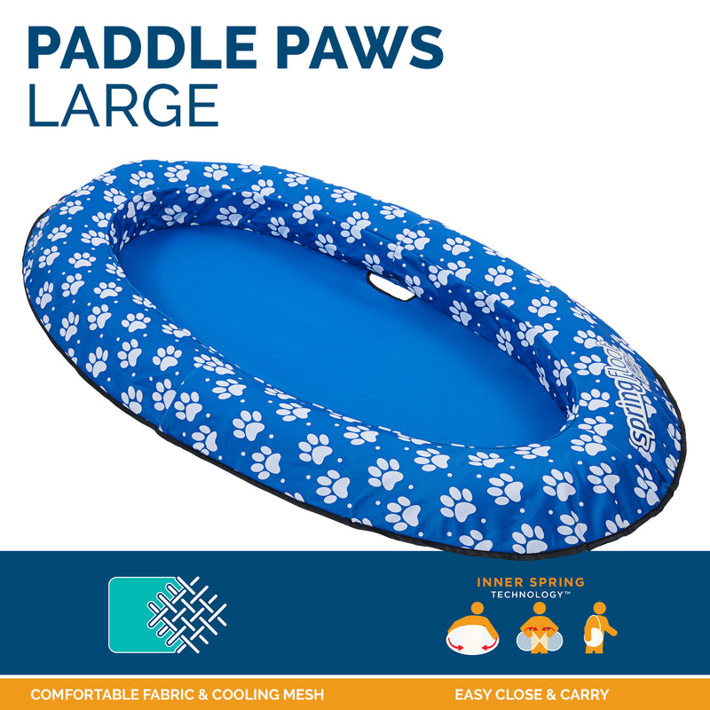 SwimWays Spring Float Paddle Paws Dog Pool Float - Large