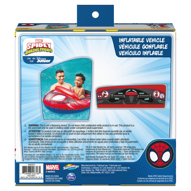 Swimways Marvel Spidey and His Amazing Friends Inflatable Water Boat