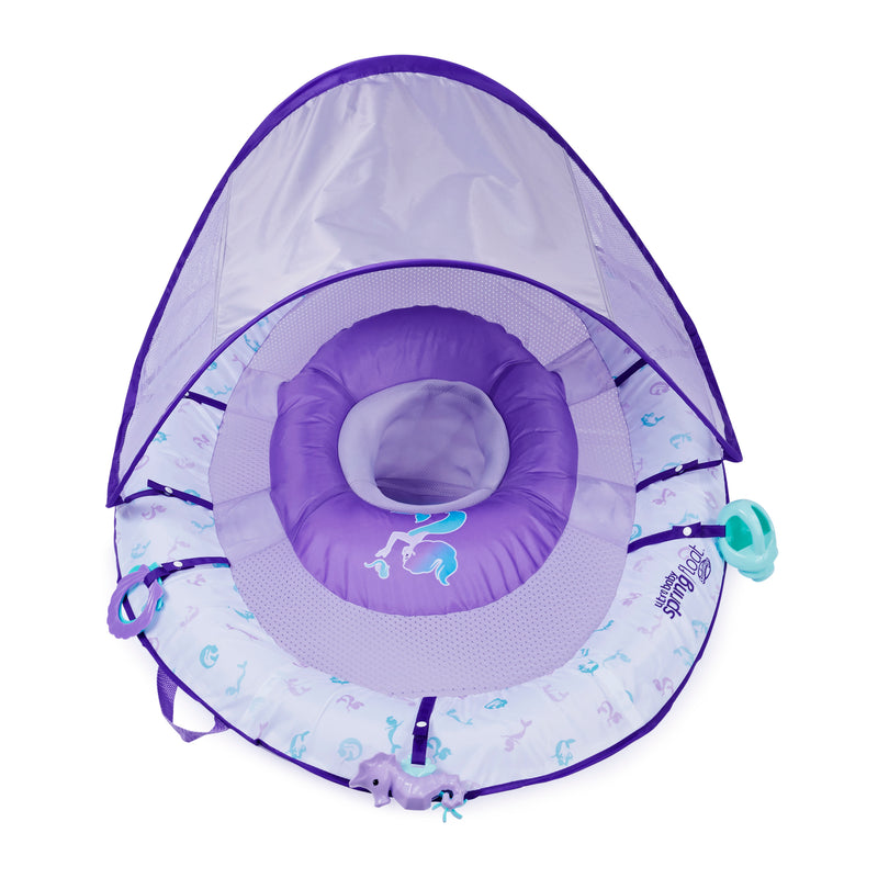 Swimways Ultra Baby Spring Float with Sun Canopy - Mermaid